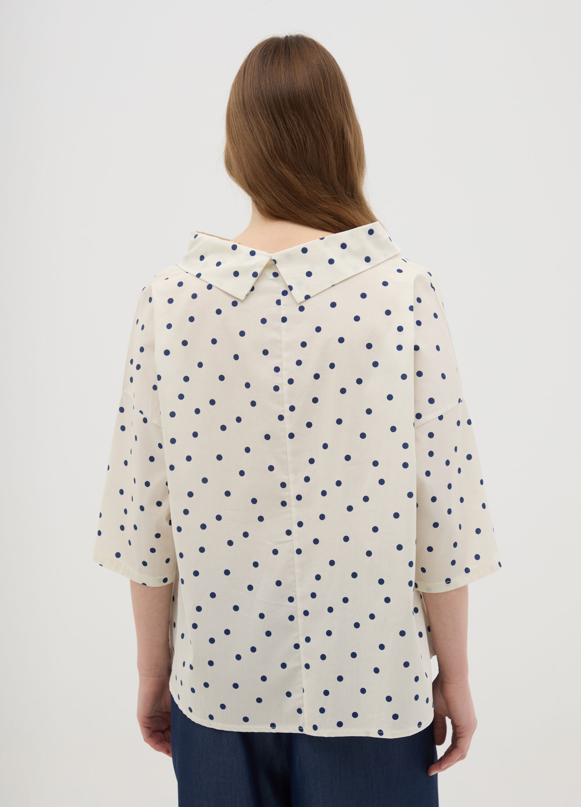 Women's Stretch Multicolour Cotton Top Regular Fit