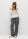 Mélange Grey Regular Fit Trousers_0
