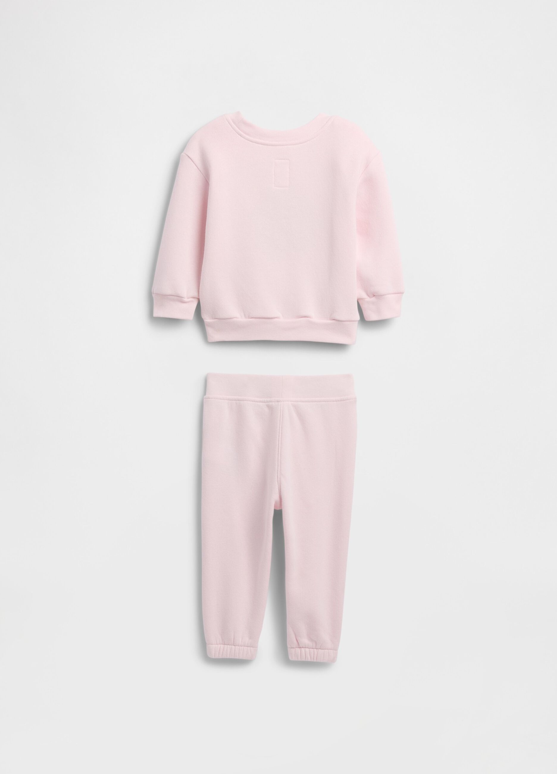 Pink set with sweatshirt and trousers