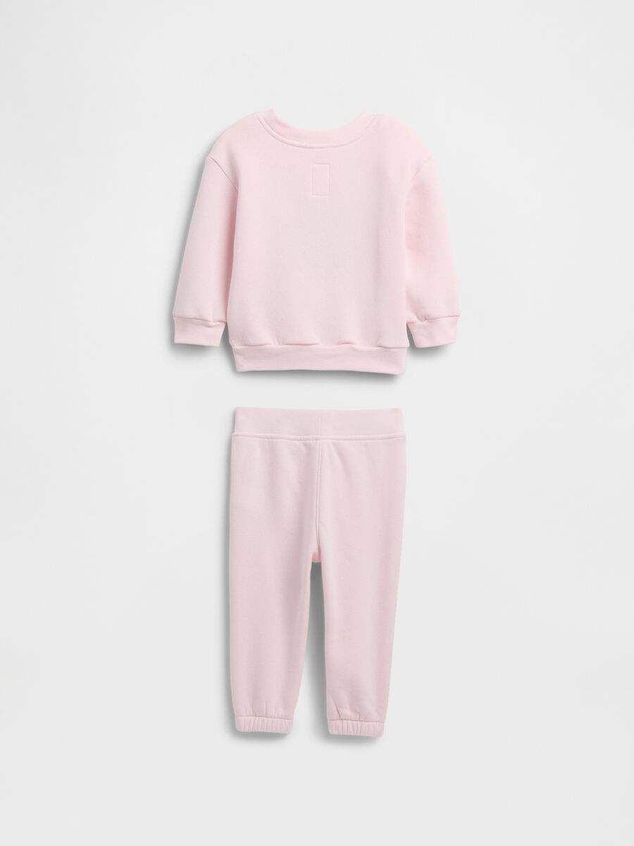Pink set with sweatshirt and trousers_1