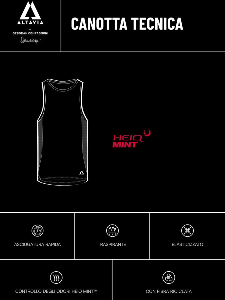 ALTAVIA WITH DEBORAH COMPAGNONI racerback vest in technical fabric_6