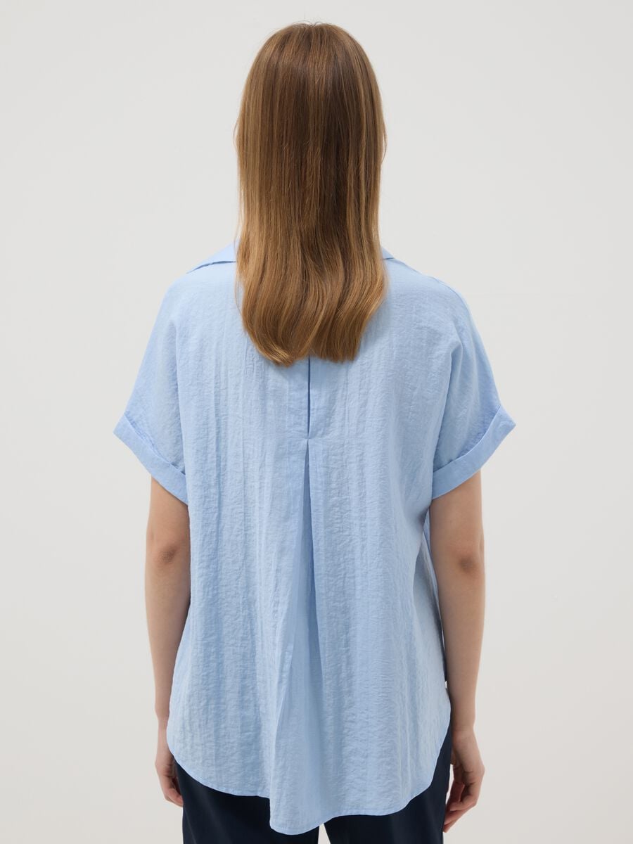 Camicia azzurra in misto viscosa_3
