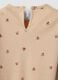 Beige organic stretch cotton crew-neck T-shirt_3