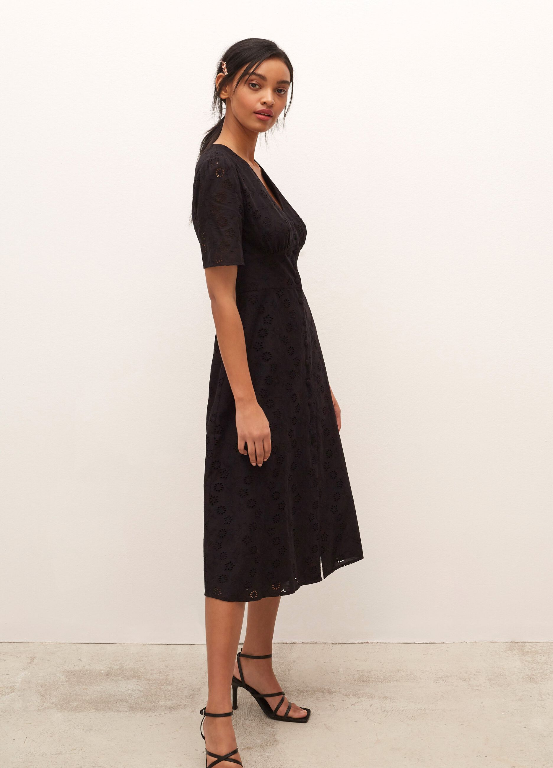 Nobody's Child broderie anglaise midi dress
