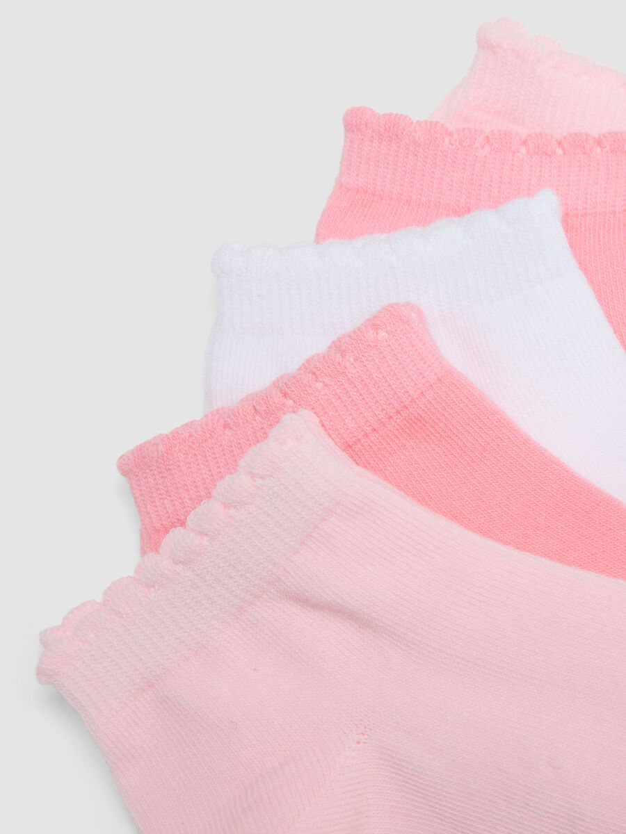 Multipack calze corte in misto cotone multicolor da bambina_2