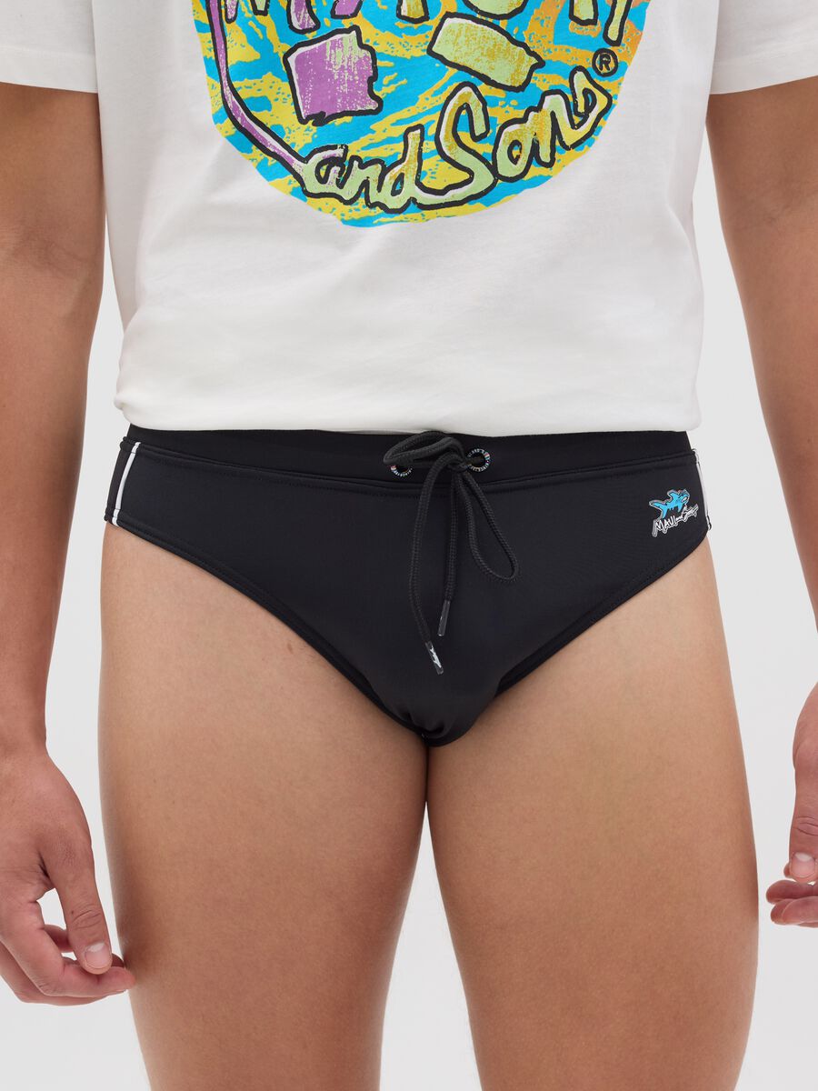 Maui Black Swim Briefs_1