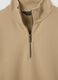 Beige Half-Zip Sweatshirt_5