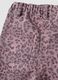 Pink leopard-print pure cotton trousers for baby girl, regular fit_2