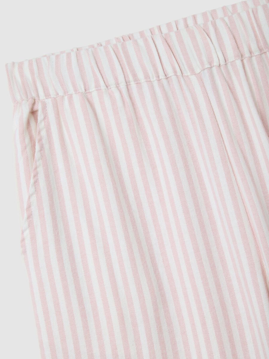 Multicoloured pure cotton regular fit pyjama trousers_5