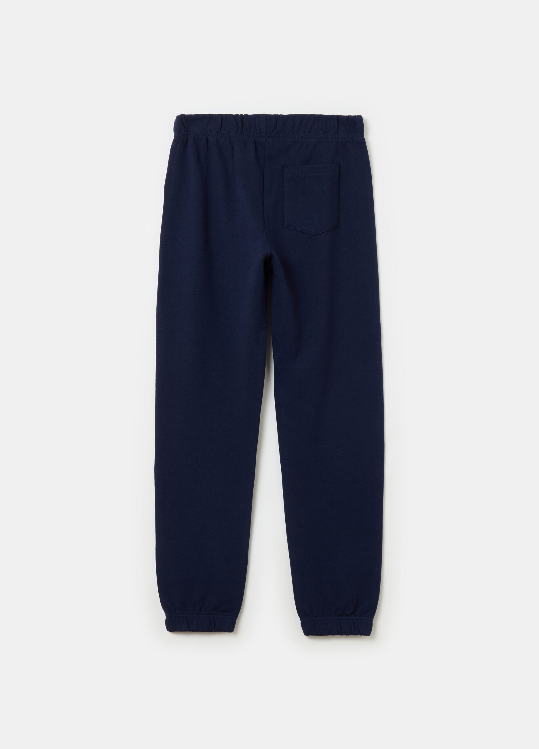 Joggers in felpa con profili elasticati