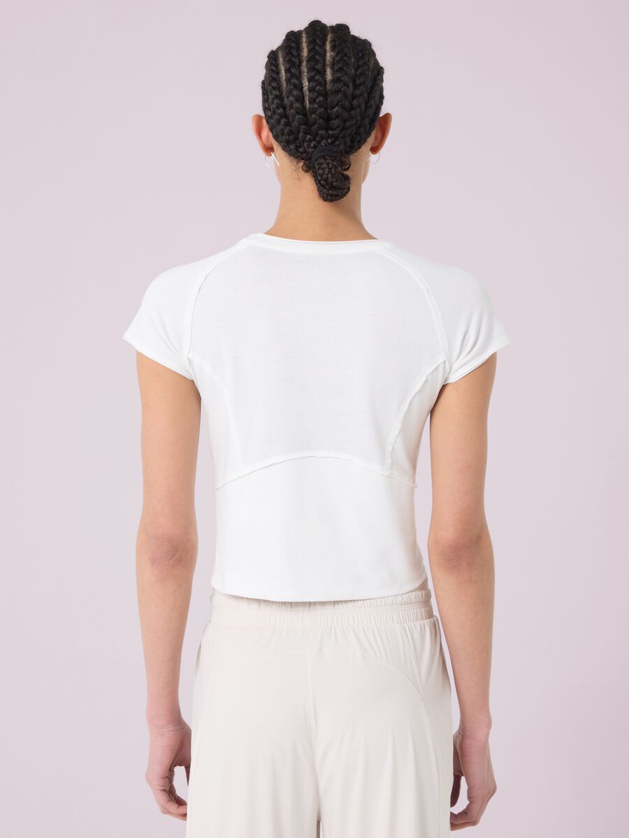Cropped T-shirt with exposed seams ALTAVIA STUDIO_3