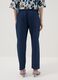 Blue regular-fit stretch cotton trousers_2