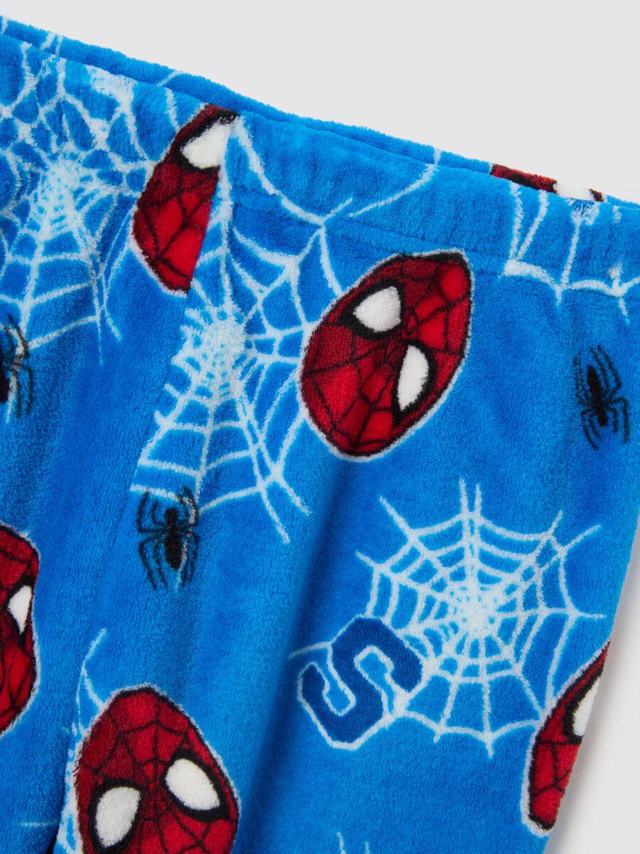 Blue Kids’ Pyjamas with Spider Web Pattern_3