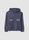 Grey oversized pure cotton hoodie for boys_3