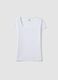 White fitted stretch-cotton T-shirt with square neckline_4