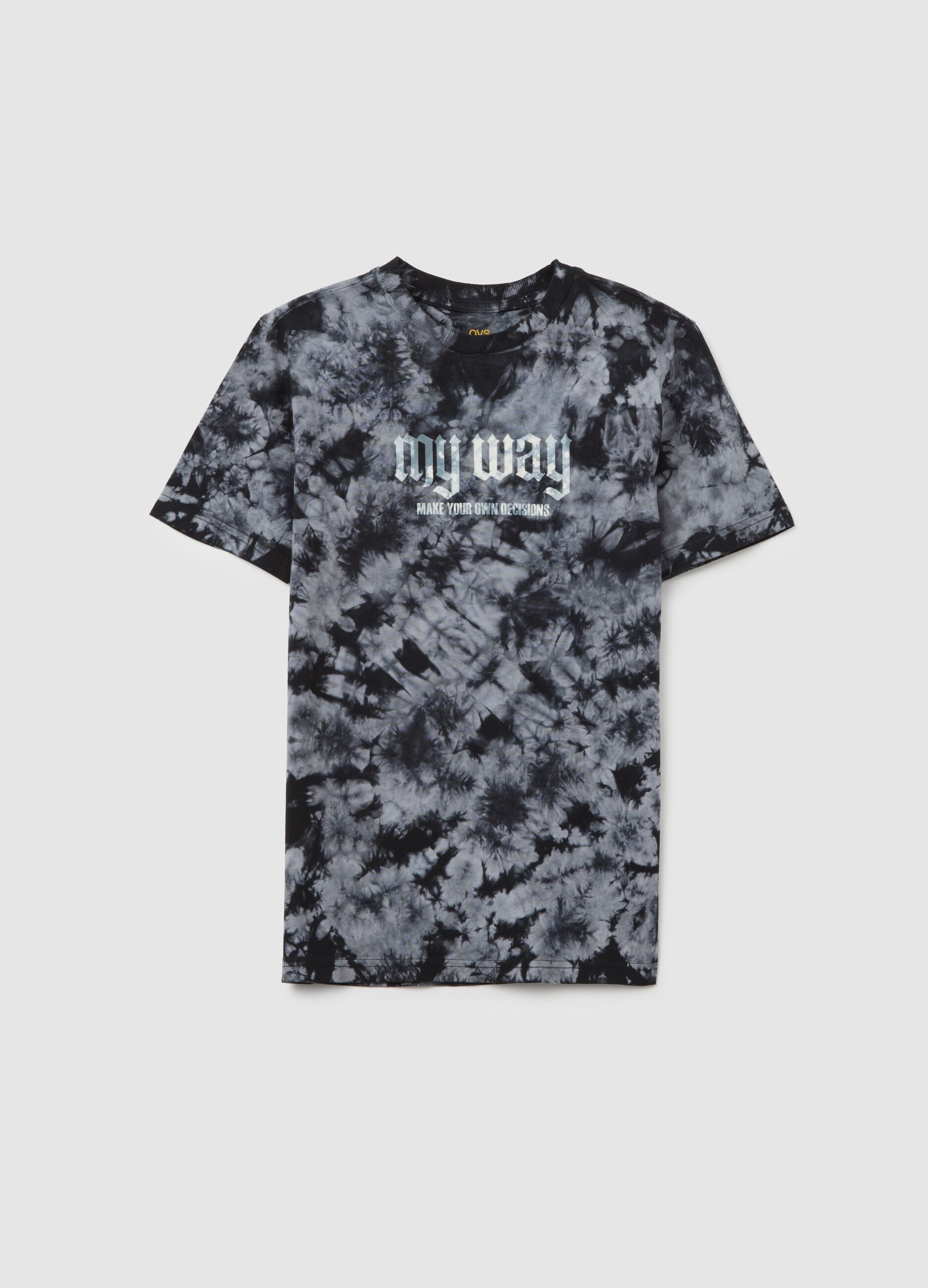 Boys' multicolour pure cotton regular fit t-shirt with print