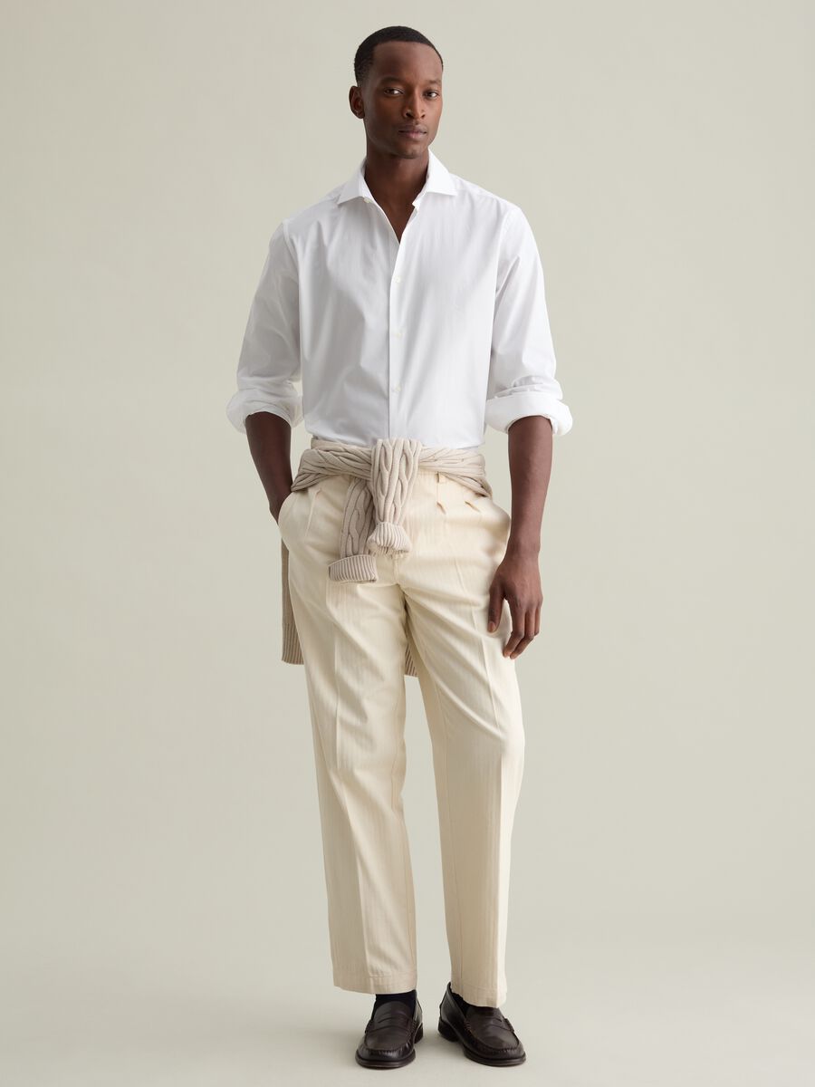 Regular-fit shirt in easy-iron cotton_0