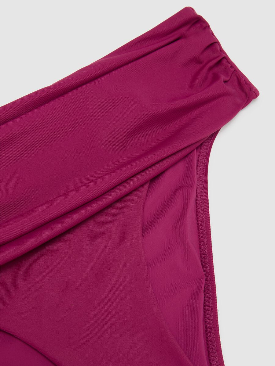 Women's purple stretch blend bikini bottoms_5
