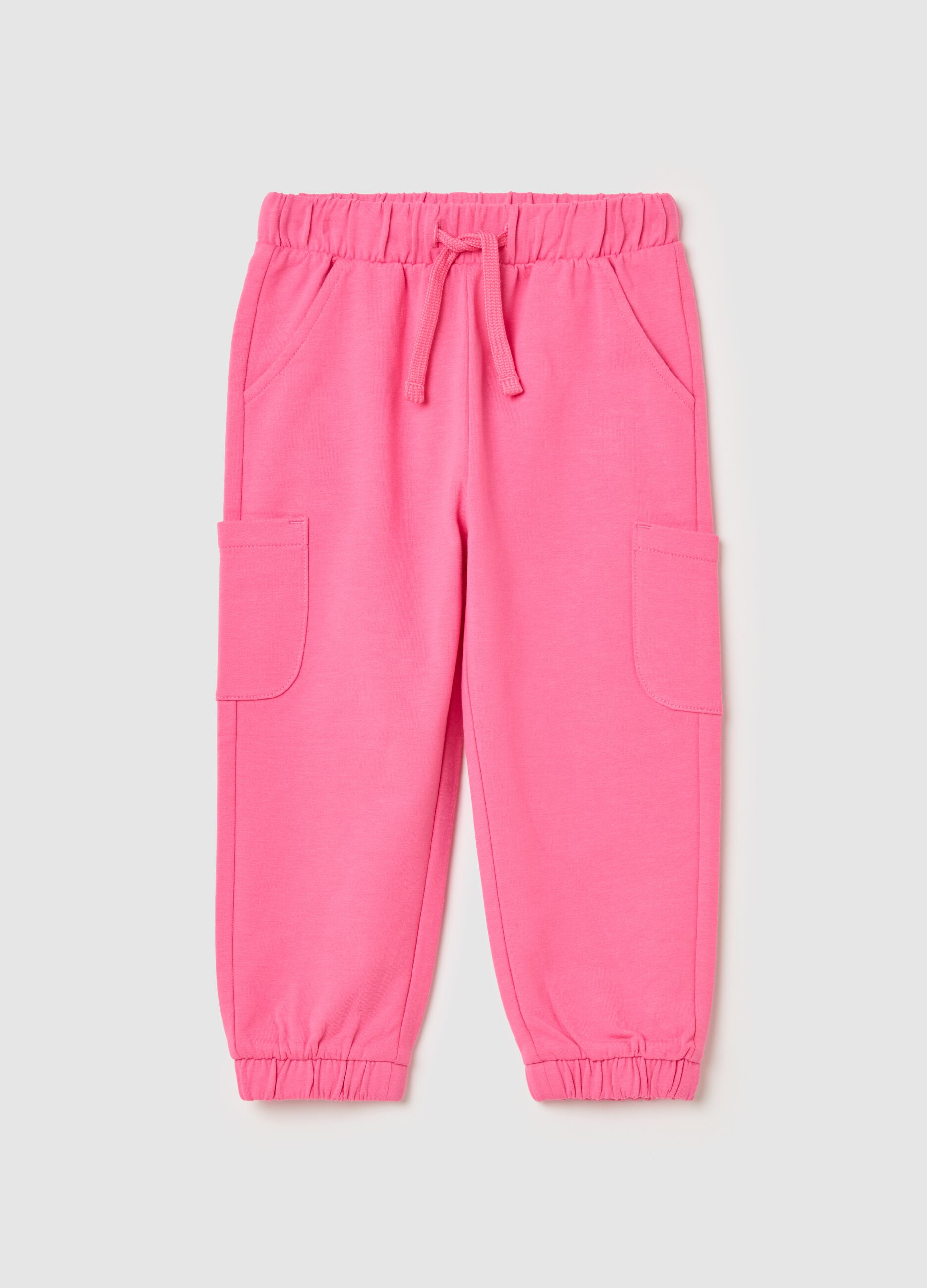 Joggers with drawstring and pockets