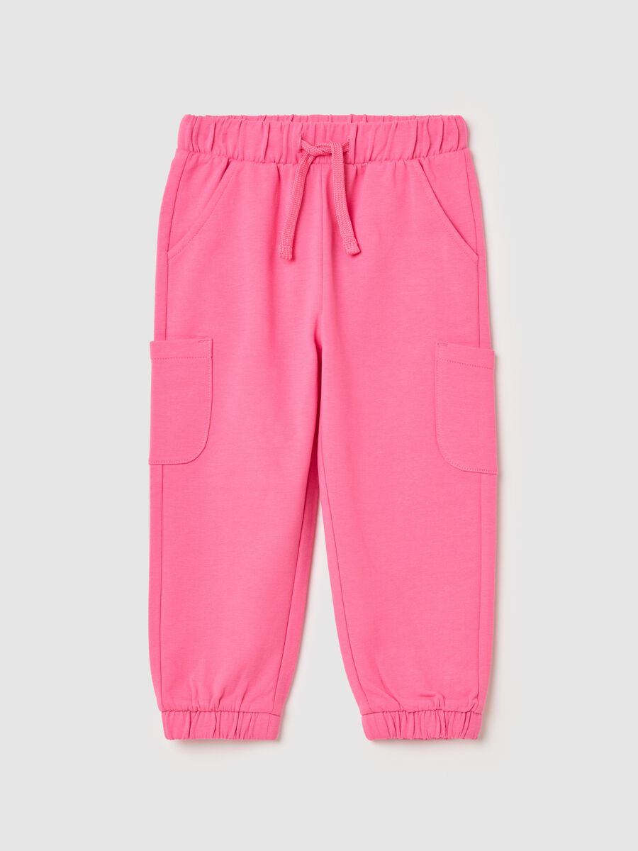 Joggers with drawstring and pockets_0