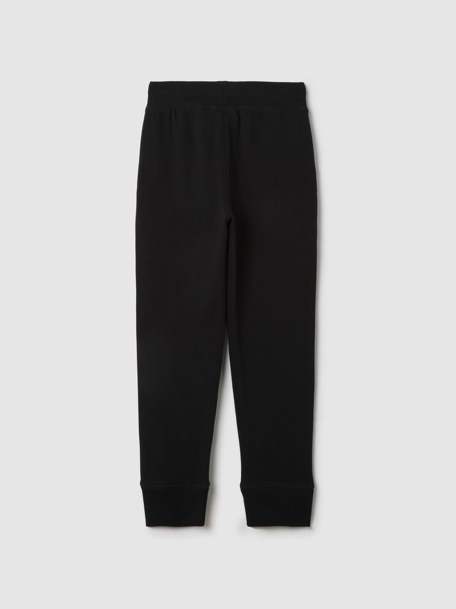 Black Sports Trousers with GAP Logo_1