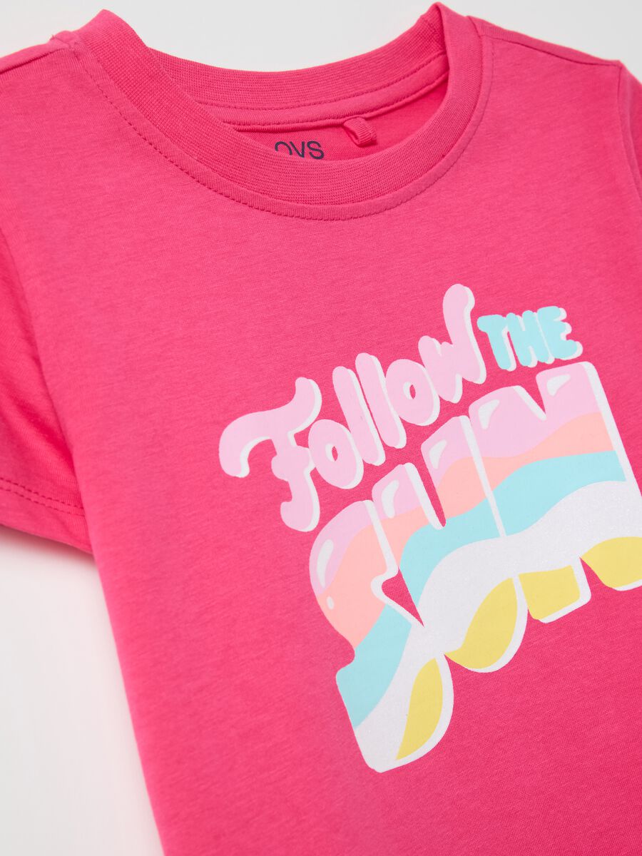 OVS Kids Short Sleeve Cotton T-shirt for Girls_3