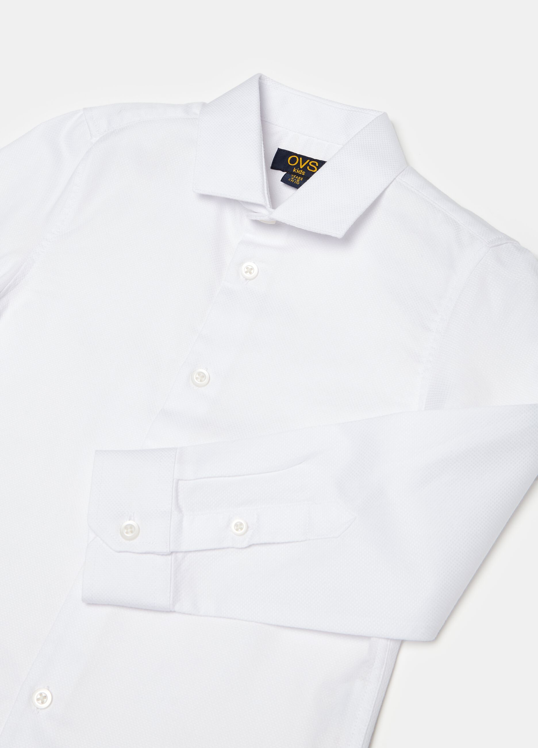 Cotton piquet shirt