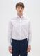 Men's white easy iron cotton blend shirt_0