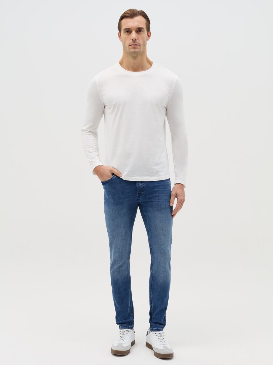 Super-skinny-fit jeans with fading_0