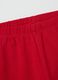 Girls' red regular fit stretch cotton leggings_3