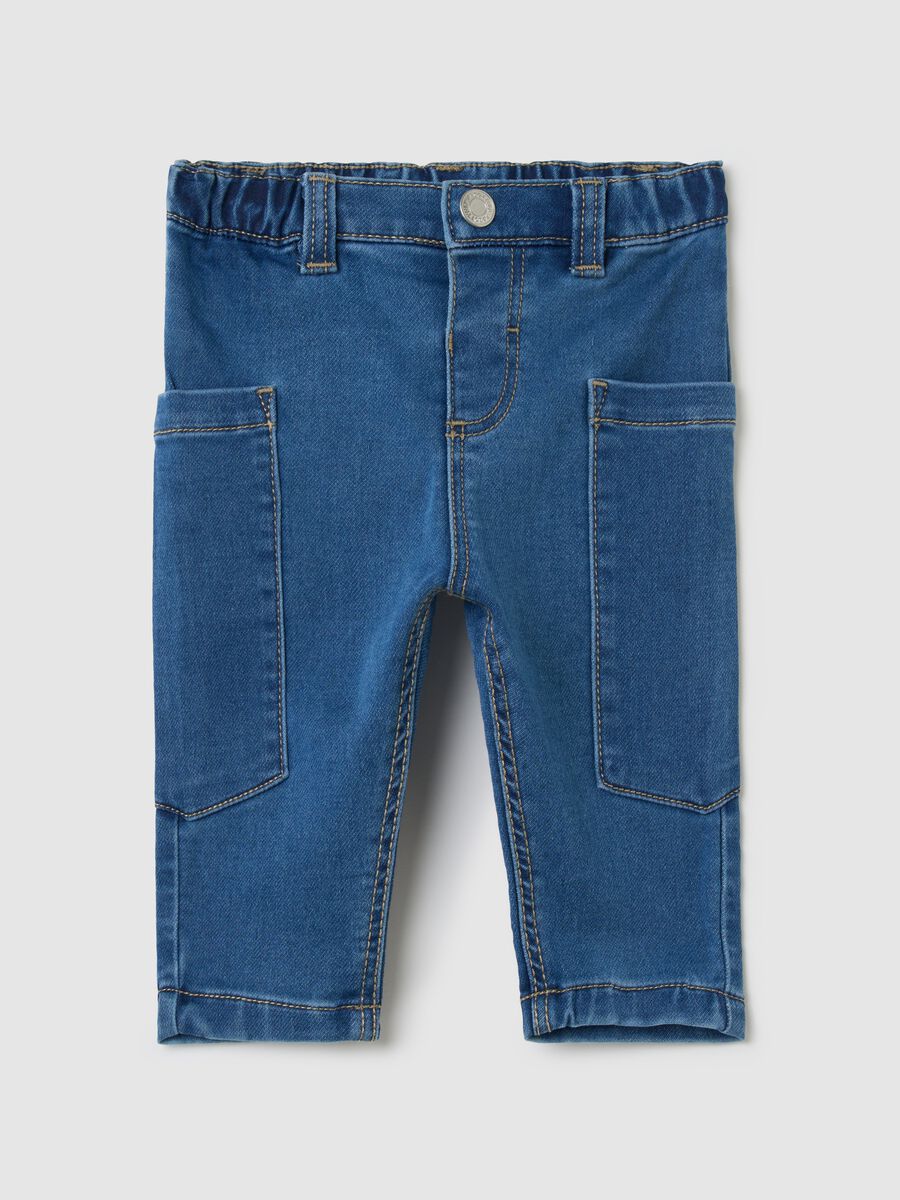 Cargo jeans in French terry_0