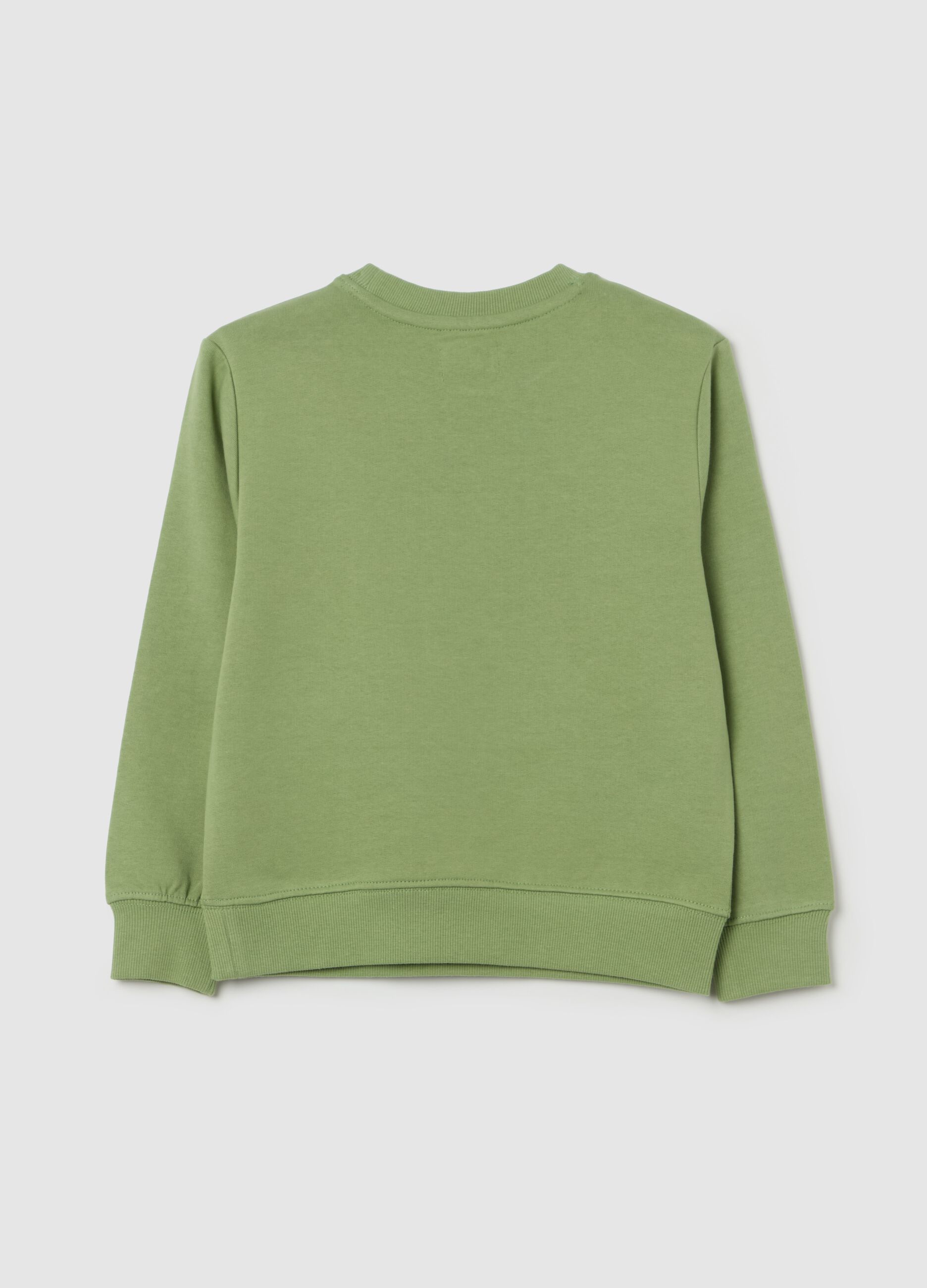 French terry sweatshirt with print