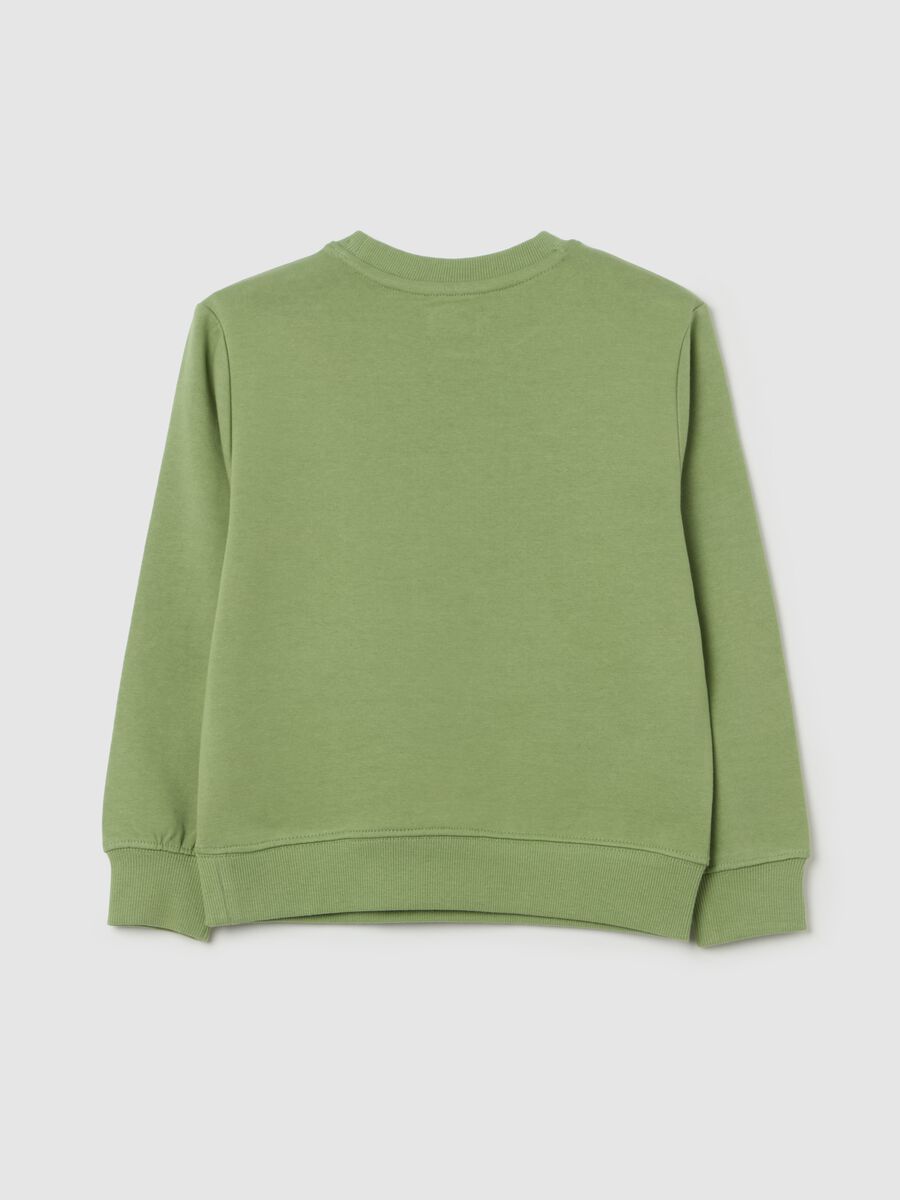 French terry sweatshirt with print_1