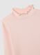 Girls' Regular Fit Stretch Cotton Blend Pink Jumper_2