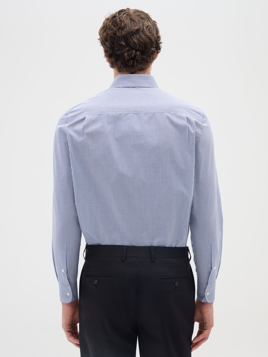 Multicolour cotton blend regular fit shirt_2