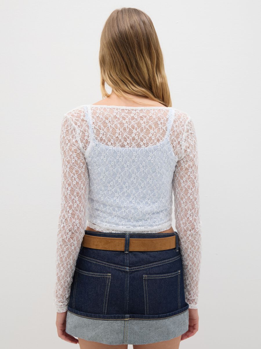 White long top in stretch fabric_3