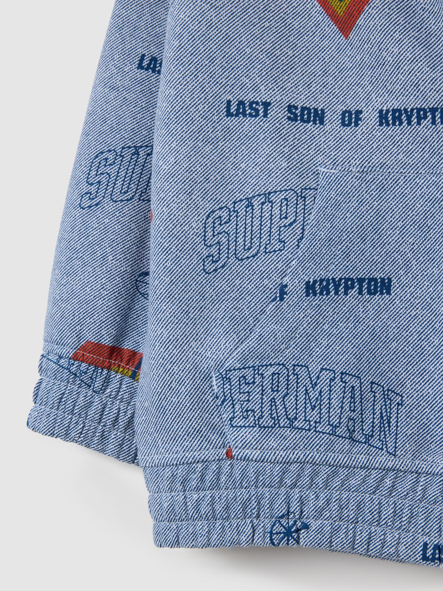 Children's sweatshirt in pure cotton denim_3