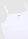 Two-pack of girls' regular fit white stretch cotton vests_3
