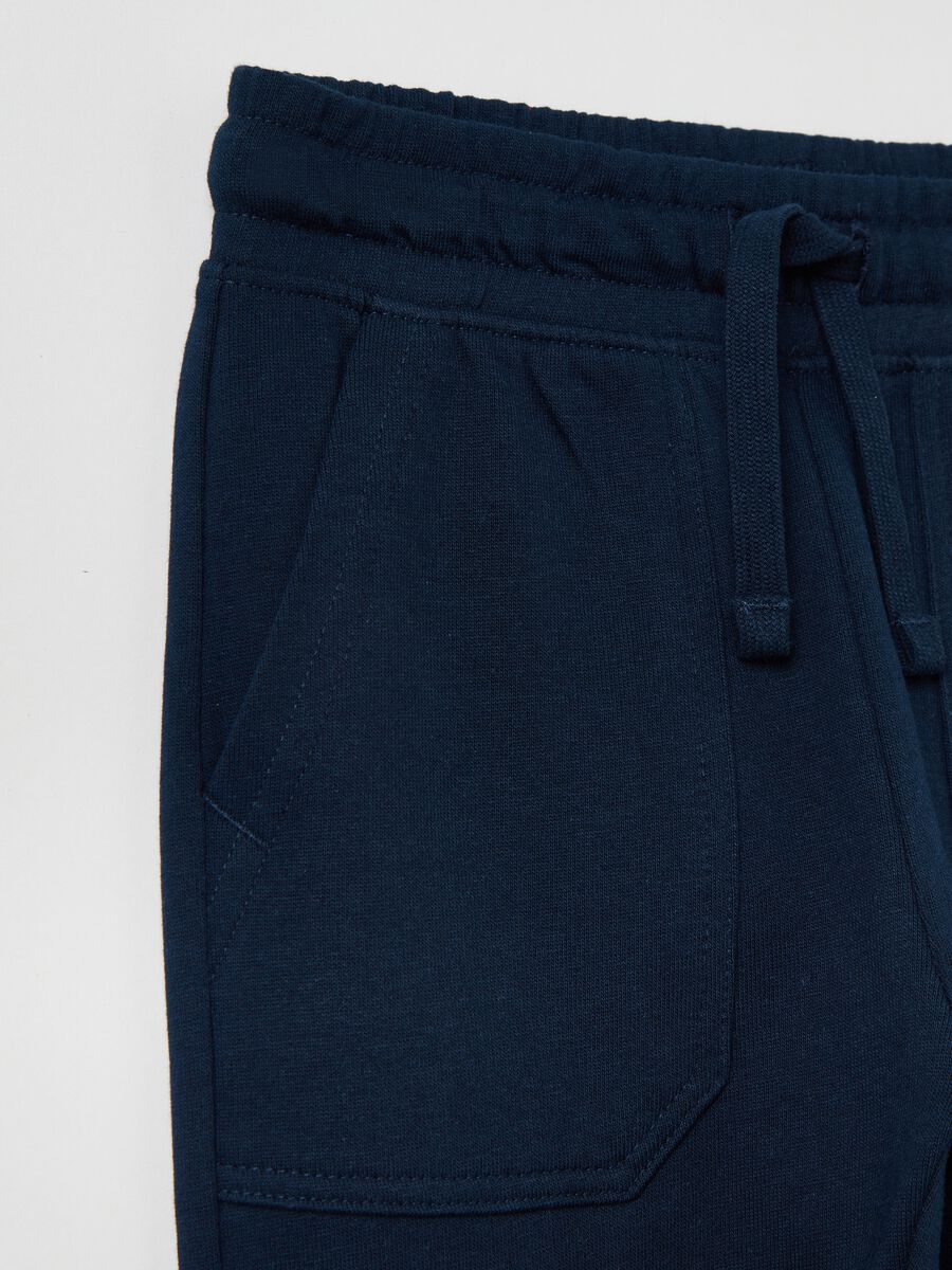 Joggers in felpa con coulisse_2