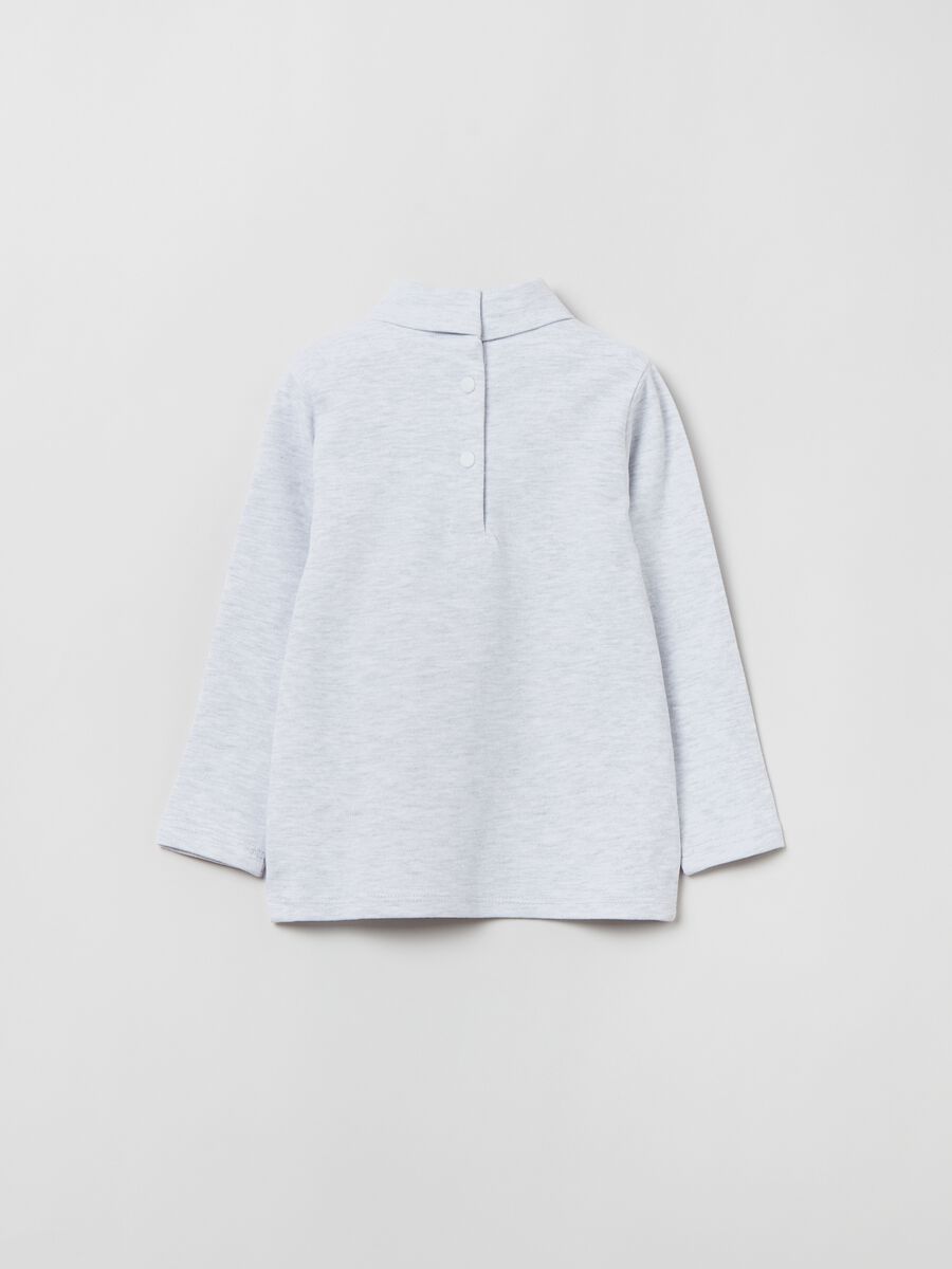 T-shirt maniche lunghe a collo alto_1