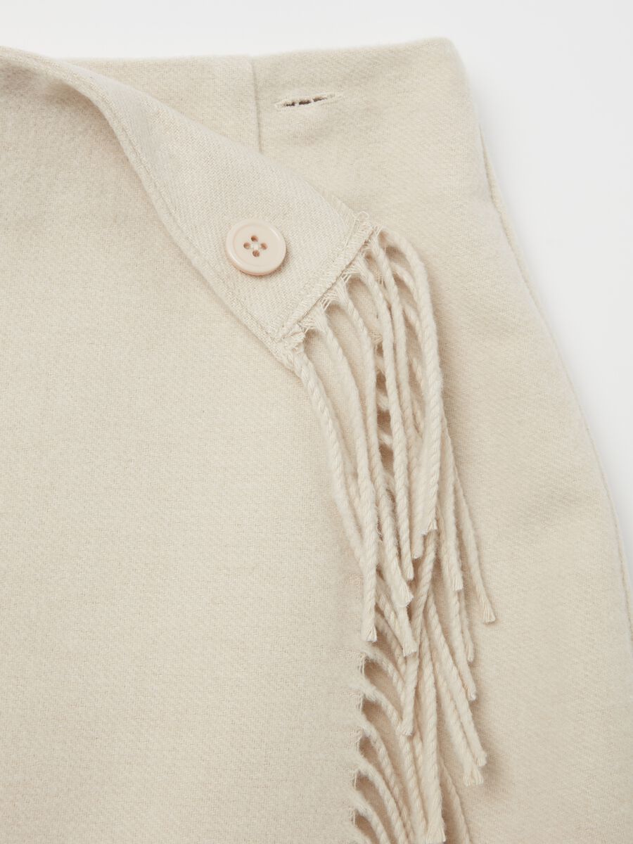 Wraparound miniskirt with fringing_5