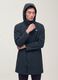 Blue regular-fit raincoat with zip_0