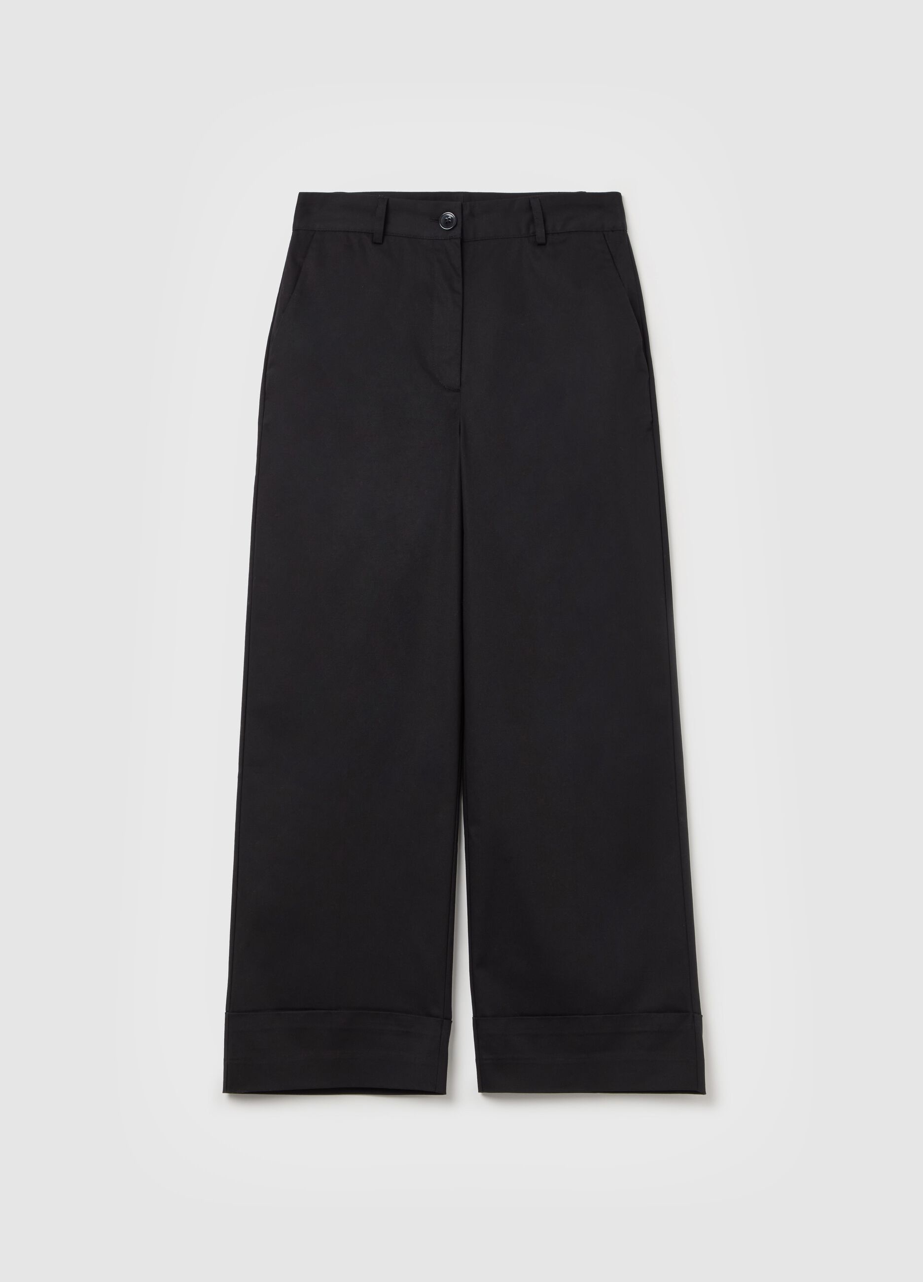 Pantaloni chino a gamba larga