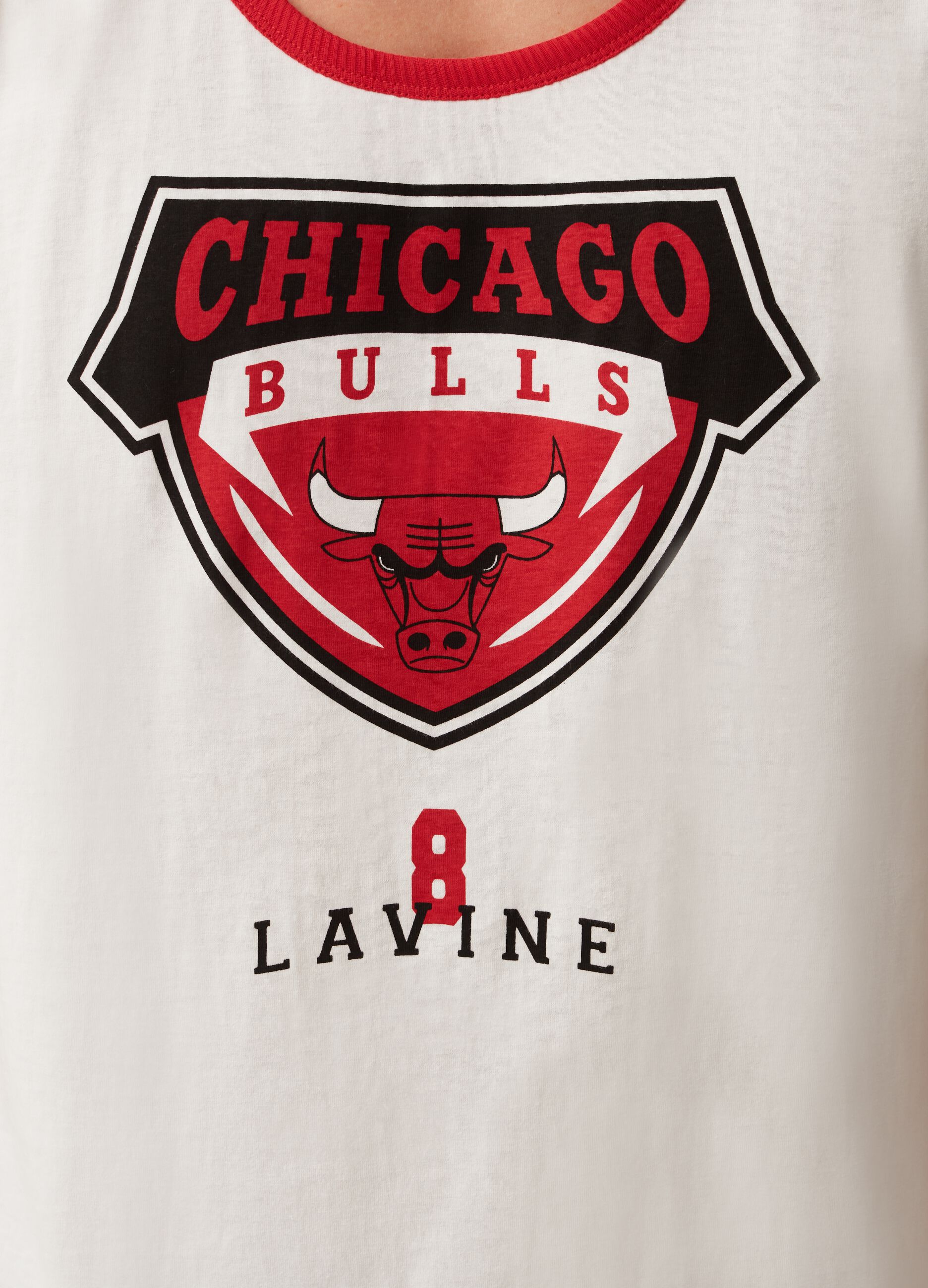 Tank top in cotone stampa NBA Chicago Bulls