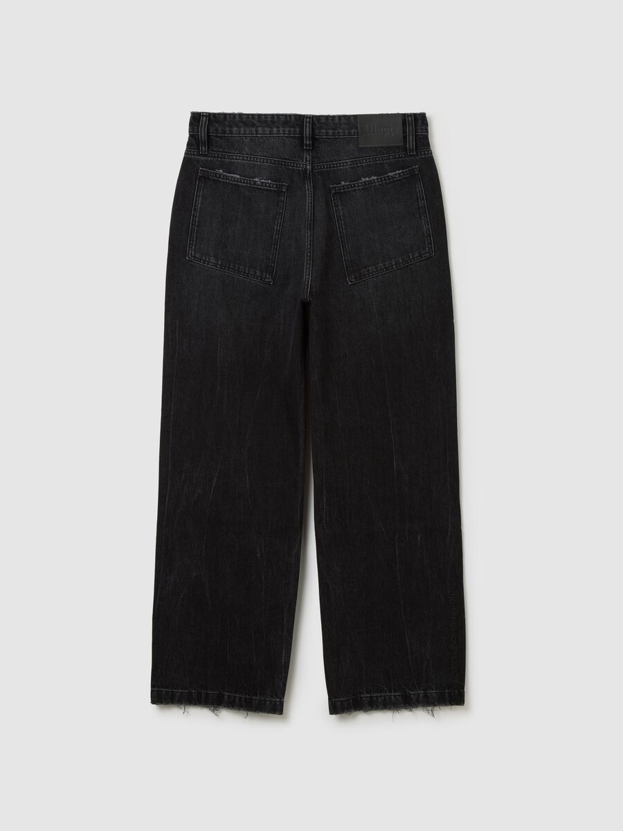 Bootcut Denim Washed Black_7