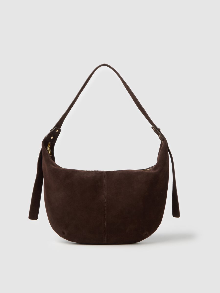 Borsa in vera pelle marrone_0
