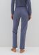 Blue cotton pyjama trousers_2