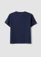 Children's blue pure cotton regular fit T-shirt with pocket_1