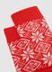 Elastic red Christmas stockings_1