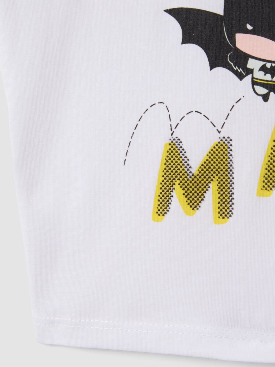 White pure cotton boys&rsquo; regular-fit tank top with Batman print_3